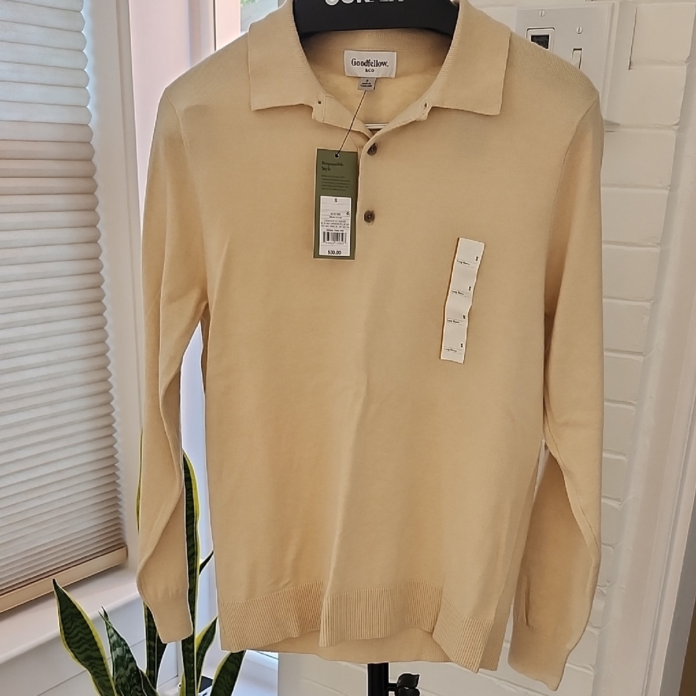 Goodfellow & Co Men's Cream Sweater, Small
